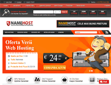 Tablet Screenshot of namehost.ro